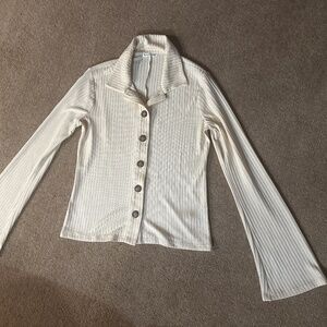 Reformation bell sleeve elegant top